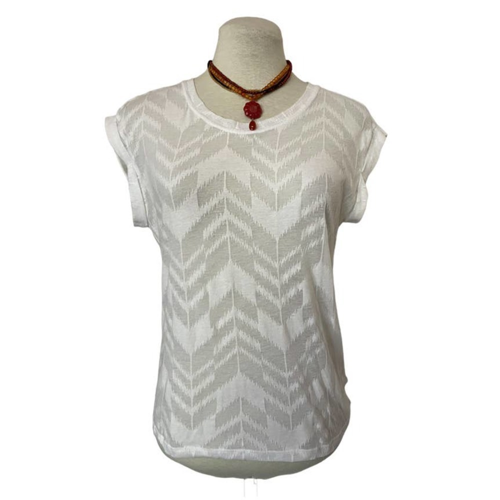 ❤️ Express translucent White T-shirt Size XS